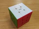 Профессиональный Кубик Рубика 3 на 3 "Qiyi Cube" в цветном пластике. - фото 3