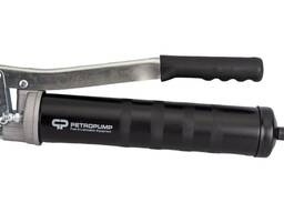 Профессиональный рычажный шприц, 690 атм, 500 см3, шланг, 300 мм, Petropump