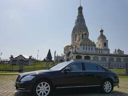 Прокат авто с водителем в Минске. Mercedes W221 S500 Long