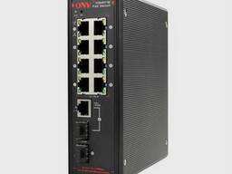 Промышленный PoE коммутатор 8-портовый ONV IPS31108PFM