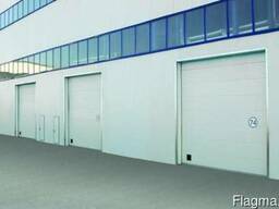 Промышленные секционные ворота для автомоек и СТО