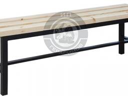 Простая скамейка без спинки