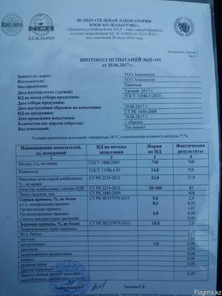 Пшеница разных сортов и классов
