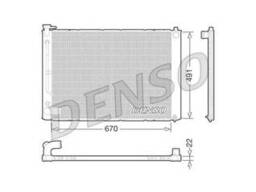 Радиатор системы охлаждения Denso DRM50055