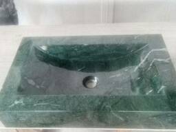 Раковины из мрамора Indian green