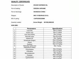 Рапсовое масло