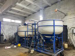 Растворный узел РУКАС-200 Агристо с дробилкой и шнеком (как новый)