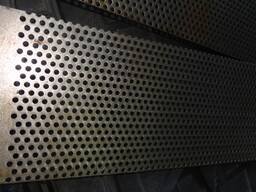 Решето (сита) для зернодробилки толщина 3 мм. диаметр 3 мм.