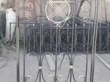 Решётки, ворота, мазары, калитки, лавочки, навесы, заборы, - фото 2