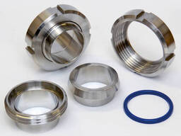 Резьбовое соединение приварное нержавеющее, комплект (20120) — DIN 11 851. ..