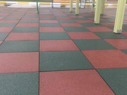 Резиновая плитка, резиновое покрытие