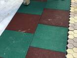 Резиновая плитка, резиновое покрытие - фото 2