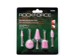 Rockforce Набор камней абразивных, 5 предметов(хвостовик 6мм), в блистере 29654. ..