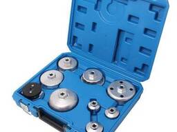 Rockforce Набор съемников масляных фильтров 3/8", 9 предметов(64.5х14 - 2шт, 88.8х15. ..