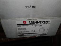 Розетка силовая 2Р PE V=220В. , I=16А "Mennekes" Германия № 4122, (остаток 111 шт. )