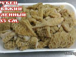 Рубец говяжий рубленный 5х5 см. для кормления собак