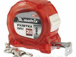 Рулетка Compact, 2 м x 16 мм, компактный размер. ..