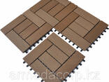 Садовая плитка 300*300 древесный полимер - photo 1