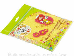 Салфетка универсальные из микрофибры голубые 300 х 300 мм. ..