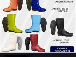Сапоги резиновые женские, повседневные Артикул 2С-28, 2СЦ-28