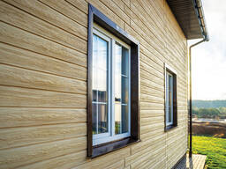 Сайдинг Юпласт, под дерево Хокла Лиственница.