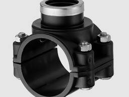 Седелка s= 32-160 мм, D_резьбы= 1"; 3/4"; 2"…, Материал: ПЭ; ПНД; ПВХ; чугун… в Павлодаре