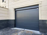 Секционные ворота Alutech Prestige. Размеры 3290х2550 мм. RAL 7016 - photo 2