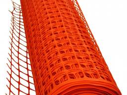 Сетка строительная оранжевая (аварийное ограждение) 1х50 м