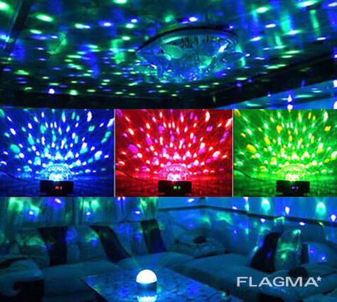 Цветомузыка для дома - светодиодный диско шар для вечеринок