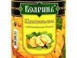 Шампиньоны целые(мелкие), резаные премиум с/б, ж/б - фото 3