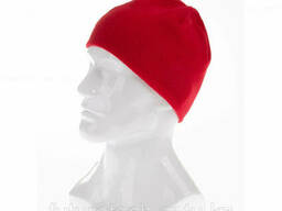 Шапка из флиса для взрослых, размер 58-59, красная