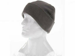 Шапка с отворотом из флиса для взрослых, размер 56-57. ..