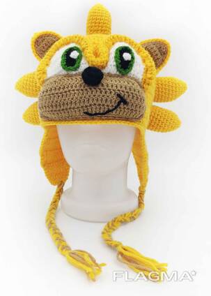 Шапка Соник, размер 56-58, желтая