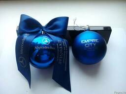 Шары на елку с логотипом