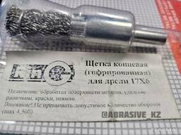 Щетка концевая из гофрированной проволоки для дрели 17х6