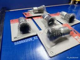 Щетка концевая из гофрированной проволоки для дрели 30х6