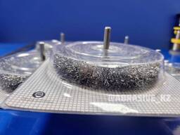 Щетка-крацовка дисковая стальная гофрированная для дрели 100х6