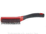 Щетка зачистная четырехрядная, двухкомпонентная рукоятка. .. - фото 1