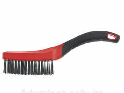 Щетка зачистная четырехрядная, двухкомпонентная рукоятка. ..