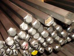 Шестигранник БУ разм: 14-22, Марка: 35; А12, Мерн: н/д, Дл: 3-6 мм в Алматы