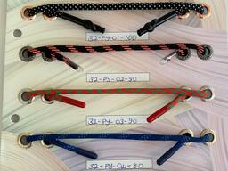 Шнуры, молнии, пуговицы, резины и прочие аксессуары