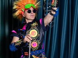 Шоу мыльных пузырей в Алматы