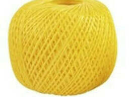 Шпагат полипропиленовый, желтый 110 м, 800 текс