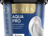 Шпаклевка готовая влагостойкая полимерная Solex Aqua Pro 1.5 кг - фото 2