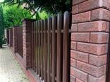 Штакетник металический, металлоштакетник, забор, рассрочка, доставка - фото 2