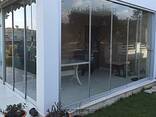 Системы панорамного безрамное остекления, алюминиевое остекление - фото 3