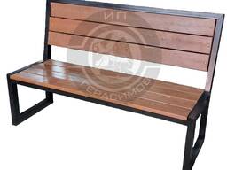 Скамейка-диван со спинкой