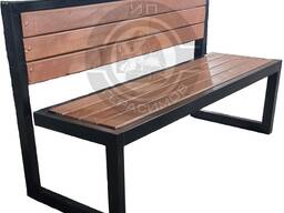 Скамейка Loft со спинкой