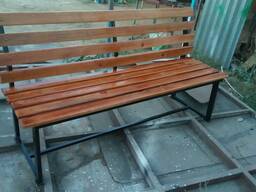 Скамейка со спинкой