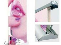 Скролл ап стенд, scroll up stand электрический 80х200 см